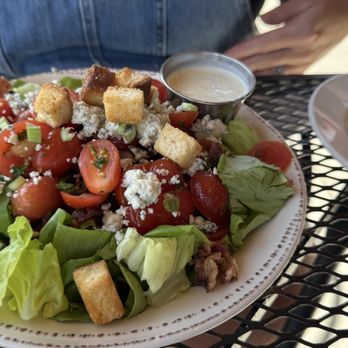 Over Yonder - Salad with fried chicken. Okay. - Southern Near Me - Boone, North Carolina Over Yonder - Salad with fried chicken. Okay. - Southern Near Me - Boone, North Carolina