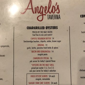 Angelo’s Taverna - Menu - Italian Near Me - Denver, Colorado Angelo’s Taverna - Menu - Italian Near Me - Denver, Colorado