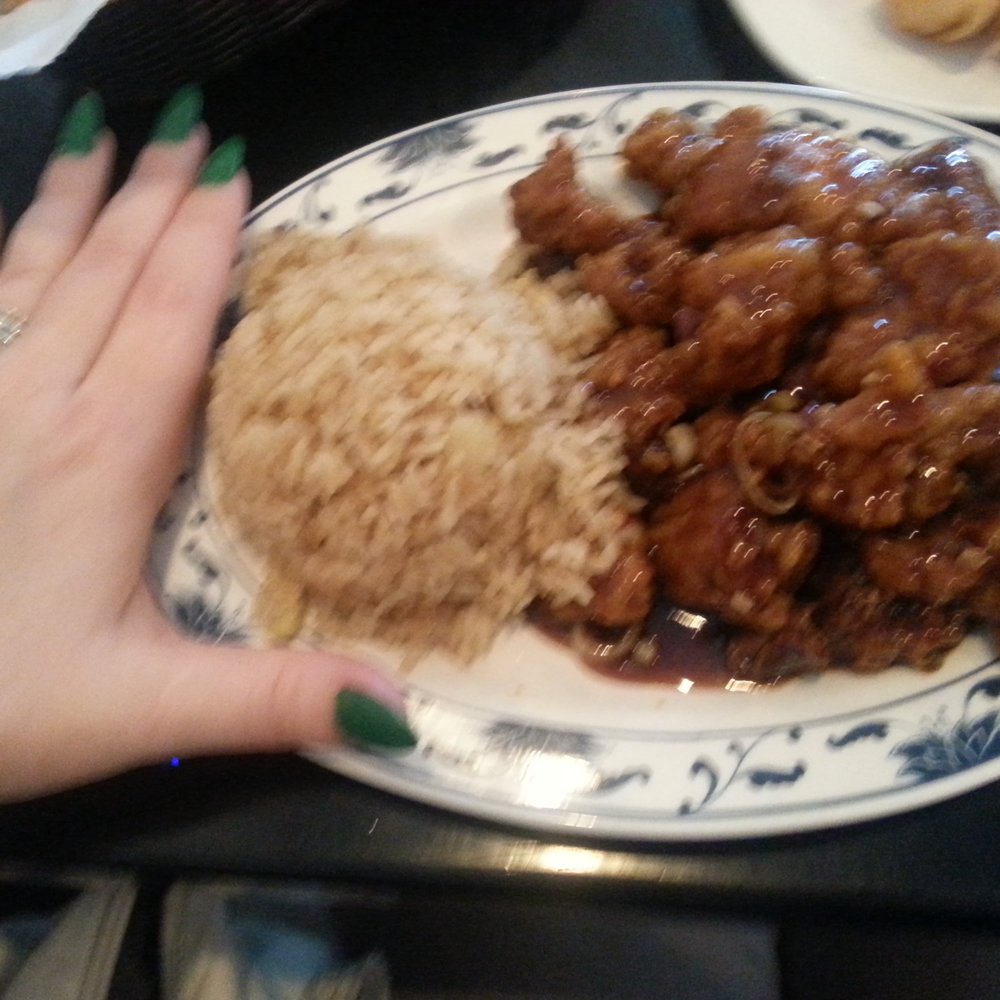 Orange chicken.  Yum!