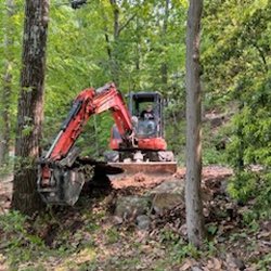 Longpond Tree Service and Excavation - Pat hard at work