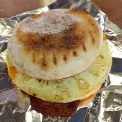 Beaver Hill Shell - The breakfast sandwich for $3.95 in 2020.