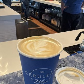 Cerulean Blue Coffee House - Vanilla latte 4 shot to go - Bakeries Near Me - Flower Mound, Texas Cerulean Blue Coffee House - Vanilla latte 4 shot to go - Bakeries Near Me - Flower Mound, Texas