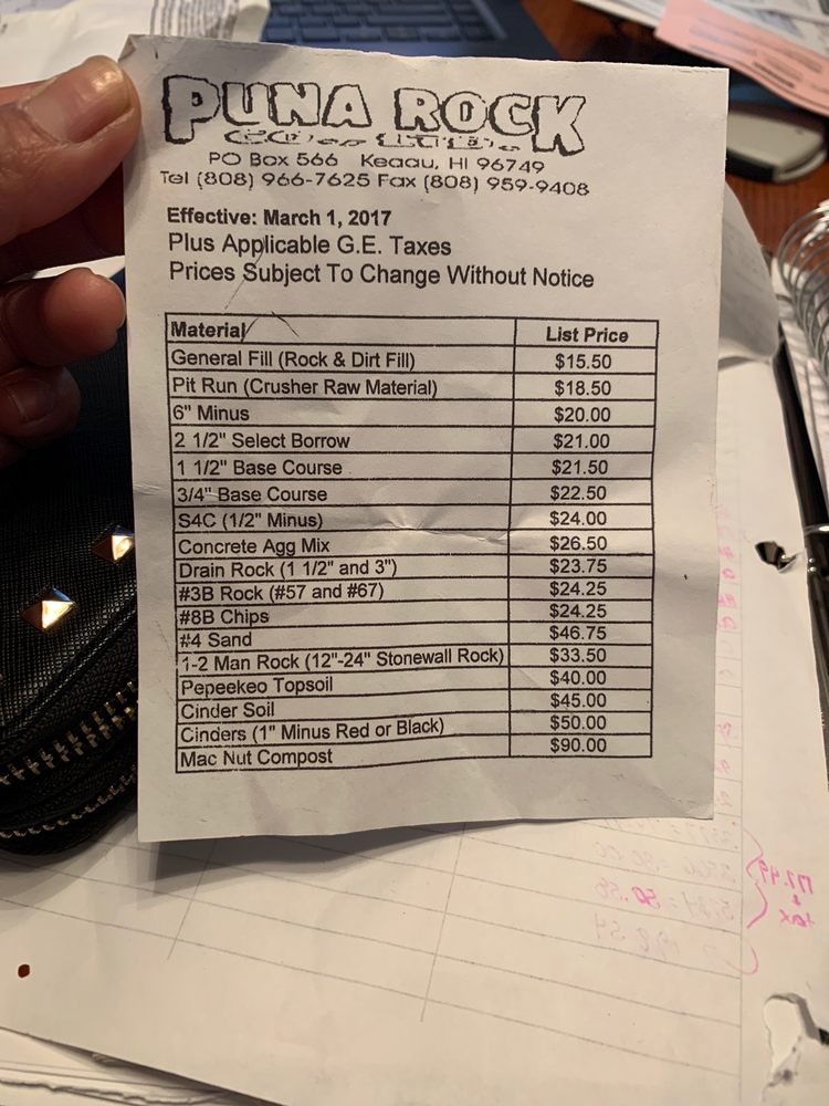 PUNA ROCK Updated September 2024 16669 Milo St, Keaau, Hawaii