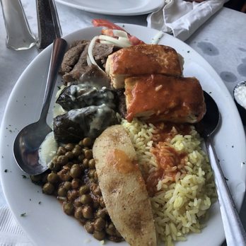 Hellas Restaurant - The combination platter - Bakeries Near Me - Tarpon Springs, Florida