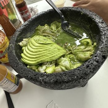 Mariscos El Submarino - That green juice is an amazing - Seafood Near Me - Jackson Heights, New York