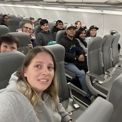 America Car Rental - This is all 10 of us starting our day out and now we don't have a car