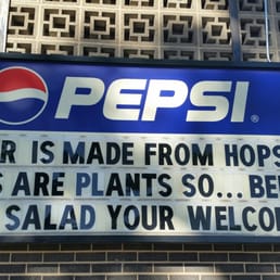 Sign in outside of building Sign in outside of building