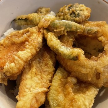 Ohkura Restaurant - Vegetarian- Tendon Donburi. Just ask for no shrimp and get it extra crispy. Delicious. - Sushi Bars Near Me - Fairfield, California Ohkura Restaurant - Vegetarian- Tendon Donburi. Just ask for no shrimp and get it extra crispy. Delicious. - Sushi Bars Near Me - Fairfield, California
