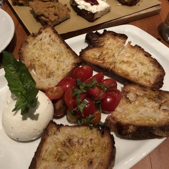 Terroni - Both specials: Burrata with basil, tomatoes, crostini. Plus an eggplant appetizer with ricotta + sweet plum sauce, eggplant mix, and veggies - Italian Near Me - Toronto, Ontario Terroni - Both specials: Burrata with basil, tomatoes, crostini. Plus an eggplant appetizer with ricotta + sweet plum sauce, eggplant mix, and veggies - Italian Near Me - Toronto, Ontario