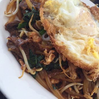 Kim Sun Kitchen - Stir fried flat noodles with a fried egg on top- yum! - Chinese Near Me - Long Beach, California Kim Sun Kitchen - Stir fried flat noodles with a fried egg on top- yum! - Chinese Near Me - Long Beach, California