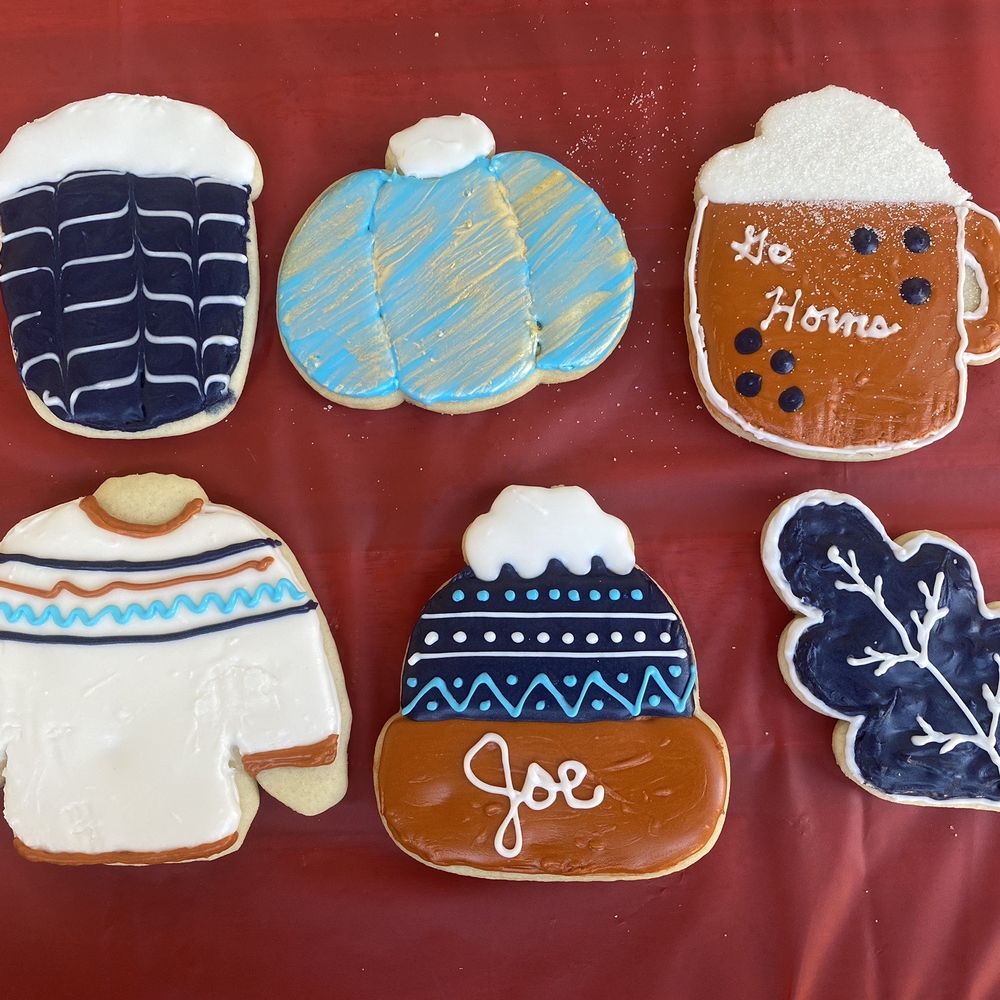 Cookies that I iced at the cookie decorating class I attended with Penny!  Really cool!