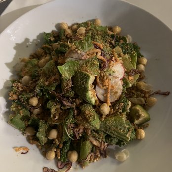 Saint Theo's - The Peanut Chicken Salad is vegan without the chicken - Bars Near Me - New York, New York