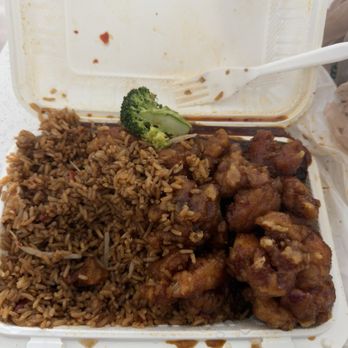 Lucky Chinese Restaurant - 32. Plain Fried Rice and orange chicken - Chinese Near Me - Richmond, Virginia Lucky Chinese Restaurant - 32. Plain Fried Rice and orange chicken - Chinese Near Me - Richmond, Virginia