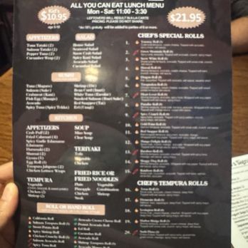 Umiya - AYCE menu. (Everything on this side of the menu) - Sushi Bars Near Me - San Antonio, Texas Umiya - AYCE menu. (Everything on this side of the menu) - Sushi Bars Near Me - San Antonio, Texas