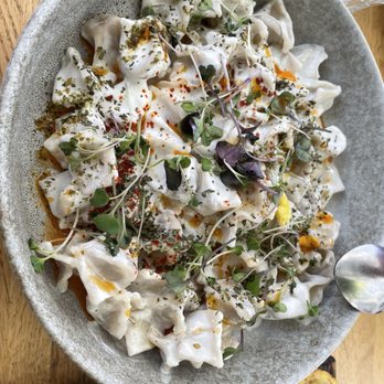 Troya - Beef dumplings -mostly dough... - Mediterranean Near Me - San Francisco, California