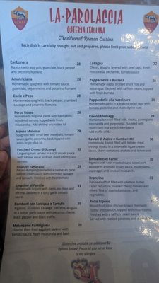 Menu photo 4 La Parolaccia Osteria Long Beach, CA Menu photo 4 La Parolaccia Osteria Long Beach, CA