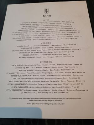 Menu photo 6 Iron Rose Bar & Restaurant Charleston, SC Menu photo 6 Iron Rose Bar & Restaurant Charleston, SC