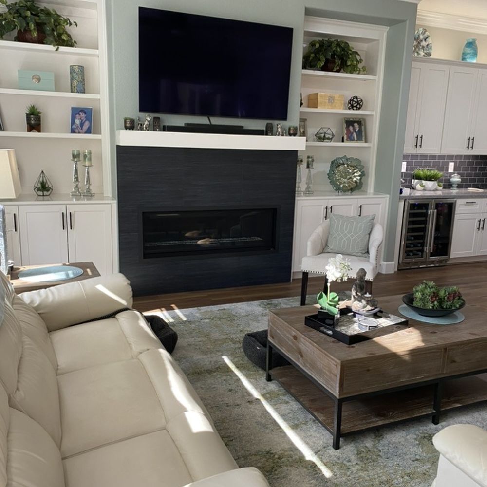 GFC Builders - New Fireplace in the Family Room - Handyman Near Me GFC Builders - New Fireplace in the Family Room - Handyman Near Me