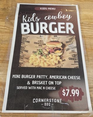 Menu photo 1 Cornerstone BBQ Redlands, CA