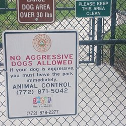 Winter Lakes Dog Park - Double gated entry to large dog park