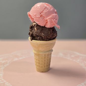 Three P's Ice Cream - Two scoops of ice cream on a sugar cone - Ice Cream & Frozen Yogurt Near Me - Rockdale, Texas Three P's Ice Cream - Two scoops of ice cream on a sugar cone - Ice Cream & Frozen Yogurt Near Me - Rockdale, Texas
