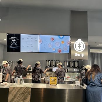 Guiji - Pickup vs Ordering are and Guiji logo - Bubble Tea Near Me - San Gabriel, California