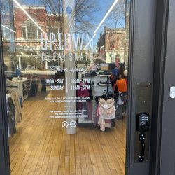 Store front and hours
