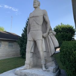 Oolitic City Hall - Joe Palooka Statue
