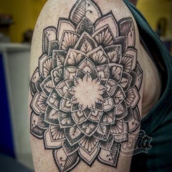 Aloha Tattoos - a Cute Little Mandala - Tattoo Near Me - Murray, Utah