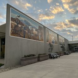 Moreno Valley Conference & Recreation - Murals heading into the Moreno Valley Conference & Recreation Center