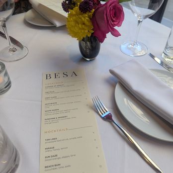 Besa - Cocktail menu - New American Near Me - Detroit, Michigan