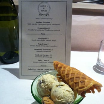 Short & Main - Folly Cove rum and current ice cream with baked biscotti - Pizza Near Me - Gloucester, Massachusetts Short & Main - Folly Cove rum and current ice cream with baked biscotti - Pizza Near Me - Gloucester, Massachusetts