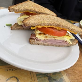 A Romo's Cafe - Ham, egg and tomato sandwich - Coffee & Tea Near Me - Hayward, California