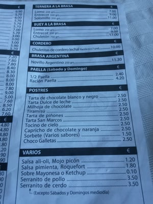 Menu photo 2 Asador de Bormujos Bormujos, SE