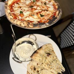 Pizza - below mid, whipped ricotta - good, pita bread- soso