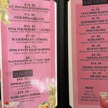Drunk Taco - Drink menu - Cocktail Bars Near Me - Houston, Texas Drunk Taco - Drink menu - Cocktail Bars Near Me - Houston, Texas