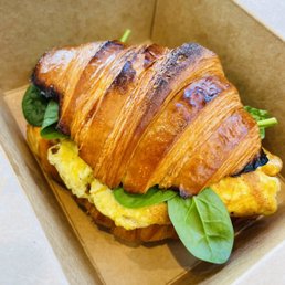 Egg & Cheese w/ Greens Croissant Egg & Cheese w/ Greens Croissant
