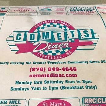 Comets Diner - American Near Me - Tyngsboro, Massachusetts
