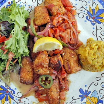 Desta Ethiopian Kitchen - Fish tibs. - Ethiopian Near Me - Atlanta, Georgia Desta Ethiopian Kitchen - Fish tibs. - Ethiopian Near Me - Atlanta, Georgia