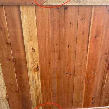 Ergeon - give you half boards and cut them different ways - Fences & Gates Near Me - Sacramento, California