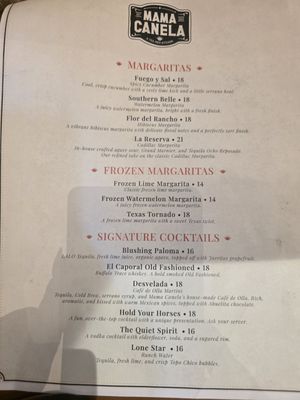 Menu photo 1 Mama Canela Glendora, CA