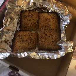 a box of baked goods a box of baked goods