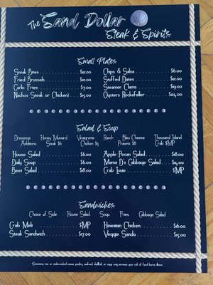 Menu photo 3 The Sand Dollar Westport, WA Menu photo 3 The Sand Dollar Westport, WA