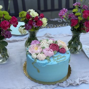Yvonne's Vegan Kitchen - Beautiful birthday cake. - Desserts Near Me - Pasadena, California Yvonne's Vegan Kitchen - Beautiful birthday cake. - Desserts Near Me - Pasadena, California