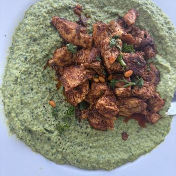Pita Jungle - Hummus With Grilled Chicken (cilantro hummus) pith extra pitas 10/10 - Mediterranean Near Me - Phoenix, Arizona Pita Jungle - Hummus With Grilled Chicken (cilantro hummus) pith extra pitas 10/10 - Mediterranean Near Me - Phoenix, Arizona