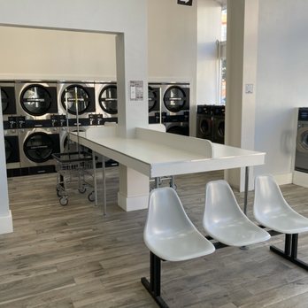 North Beach Laundry - Laundry Folding Area - Laundromat Near Me - San Francisco, California North Beach Laundry - Laundry Folding Area - Laundromat Near Me - San Francisco, California