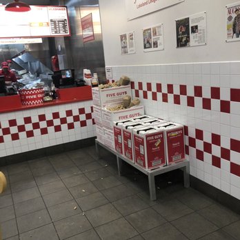 Five Guys - Those peanuts are free - Burgers Near Me - Los Angeles, California