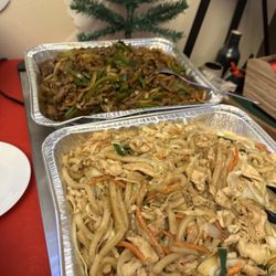 New China - B2. Mongolian Beef CM9. Stir Fried Udon with Chicken