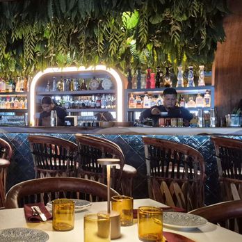 Los Amores de Julia - The main bar and some of the decor. - Mexican Near Me - Sacramento, California