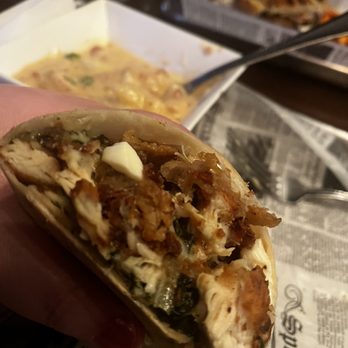 10 Twenty five - Crispy chicken done as a wrap Instead of on a bun - Gastropubs Near Me - Fort Myers, Florida